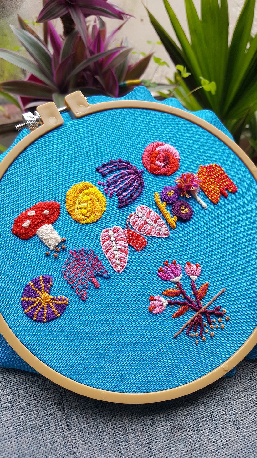 Todo Cambia - Mi Proyecto del curso: Introducción al bordado en relieve 5