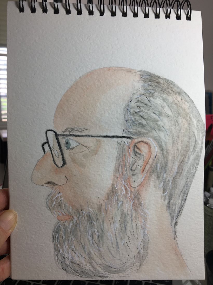 Mi Proyecto del curso: Cuaderno de retratos en acuarela 1