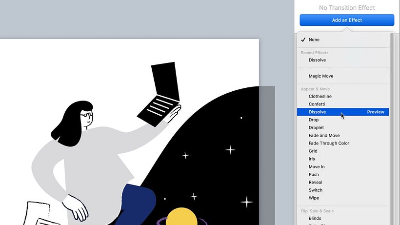 Tutorial Keynote: Cómo crear efectos y transiciones básicas 5