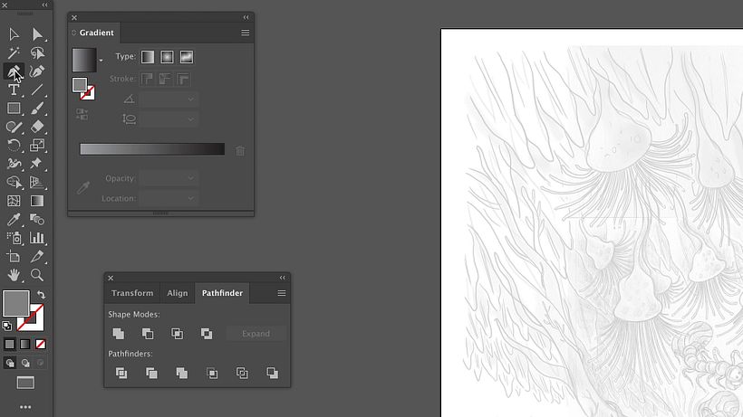 Tutorial Ilustración: cómo utilizar formas para crear dibujos vectoriales 3