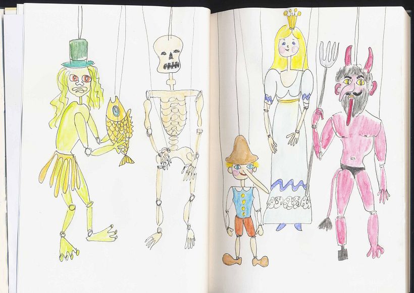 The puppet theater