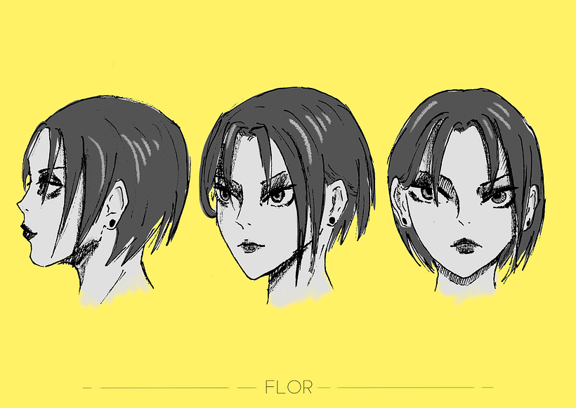 Mi Proyecto del curso: Creación de personajes manga HANA 2
