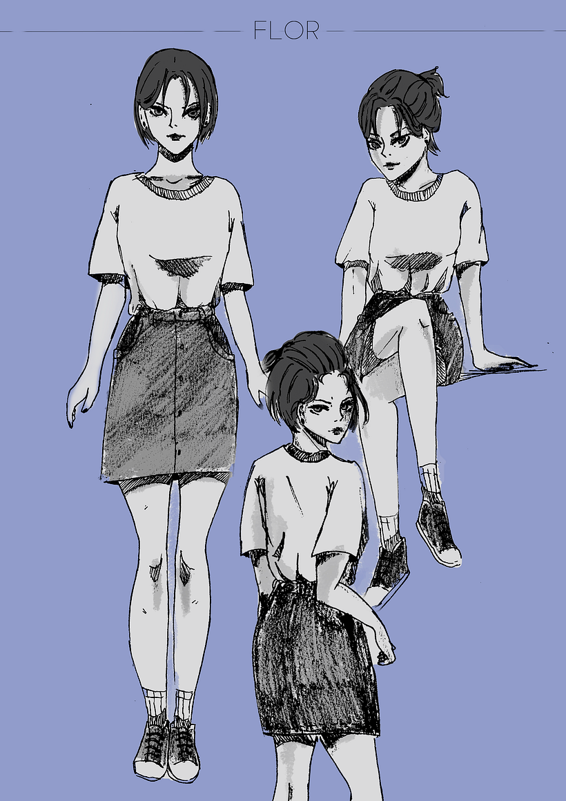 Mi Proyecto del curso: Creación de personajes manga HANA 3