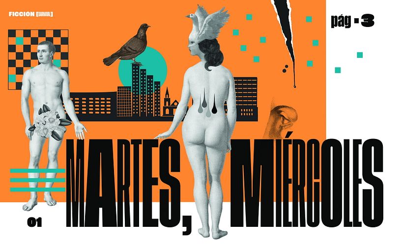 Collage digital para medios editoriales