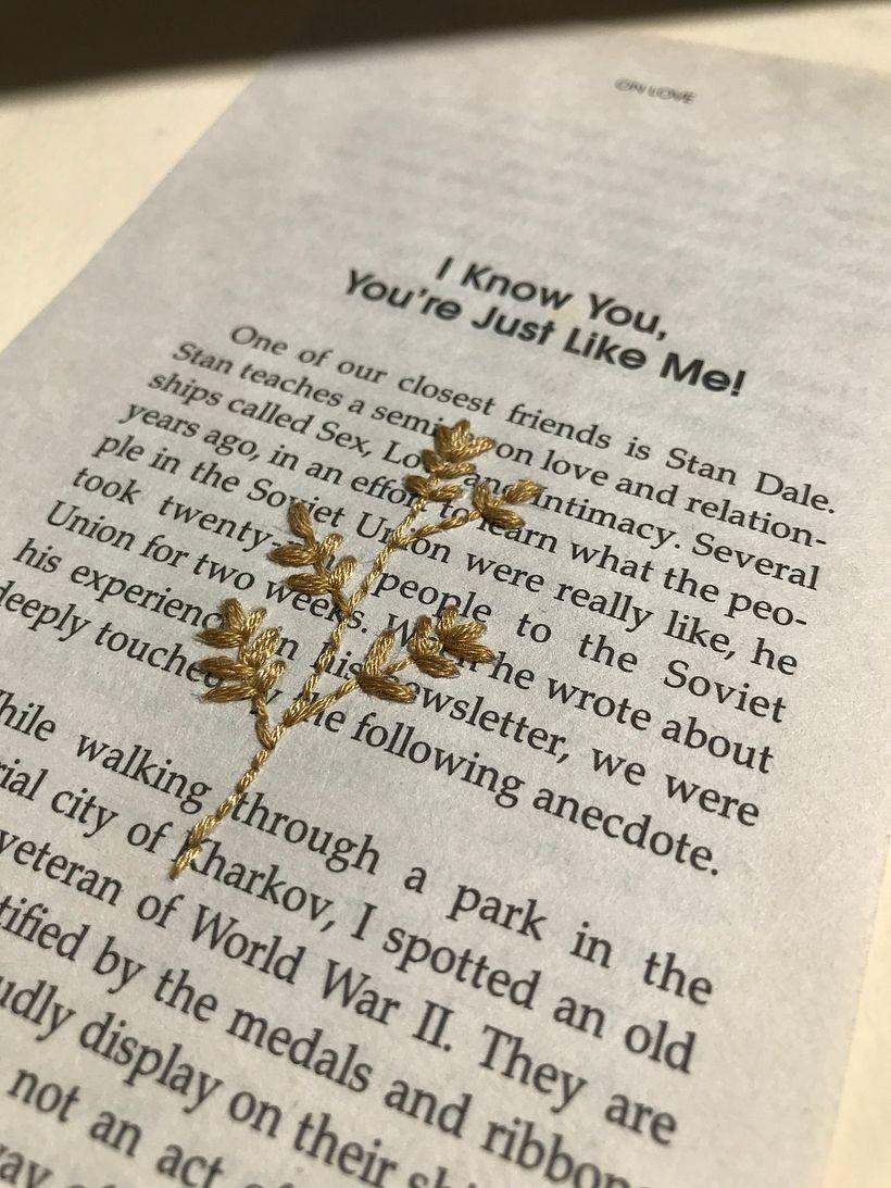 Bordado sobre papel 5