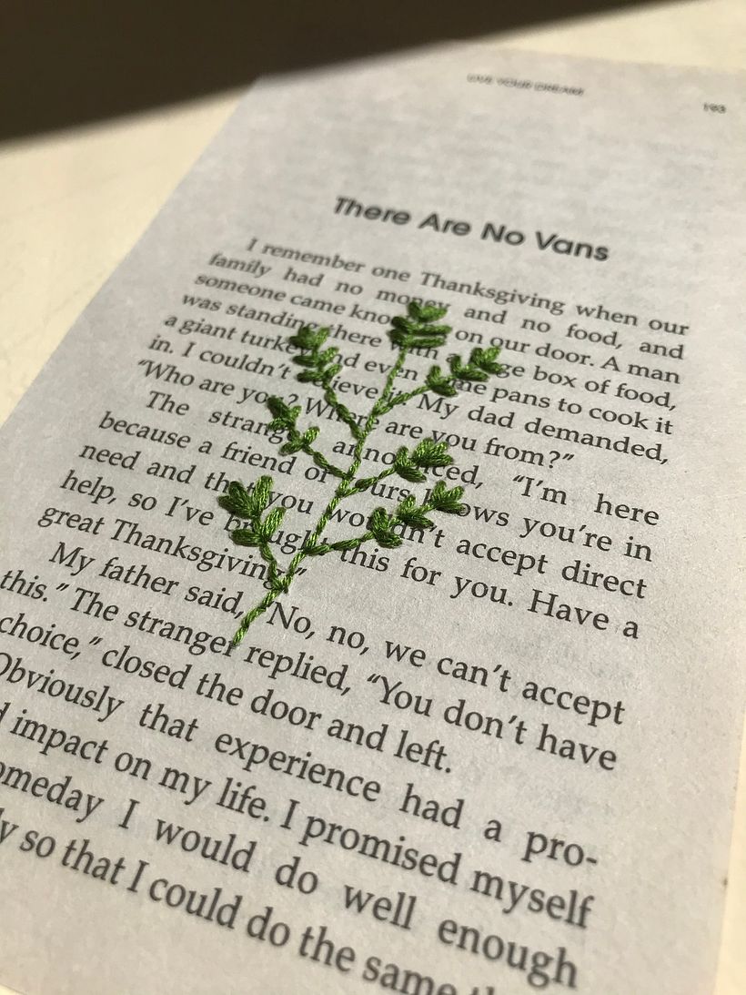 Bordado sobre papel 9