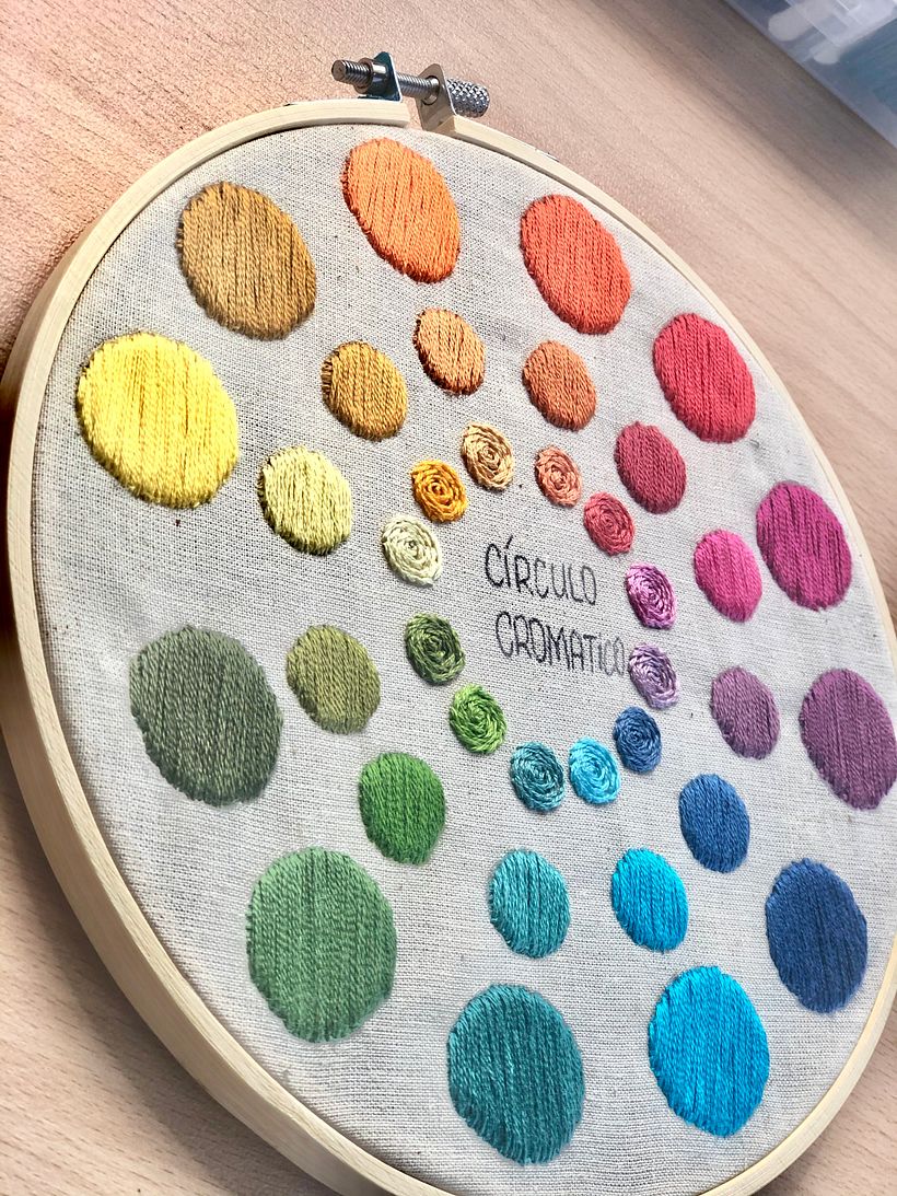 Círculo cromático bordado 0