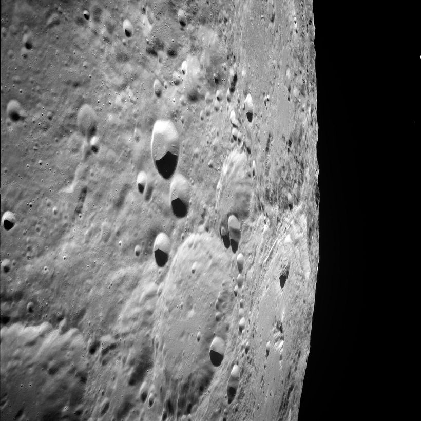 Lunar orbit from Apollo 11; Project Apollo Archive