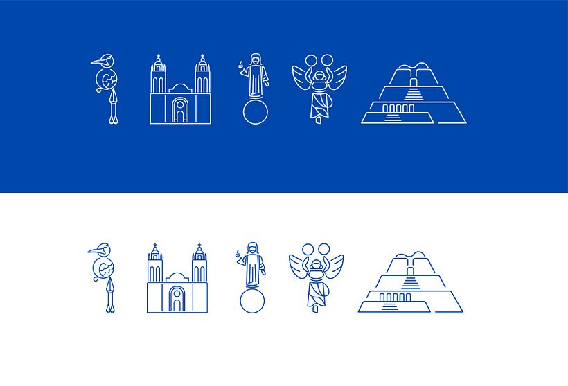 Iconos Salvadoreños - Grafikdesign