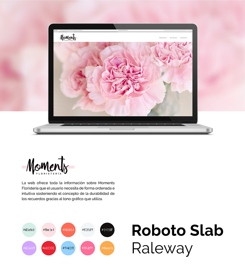 Web Responsive - Moments Floristería 0