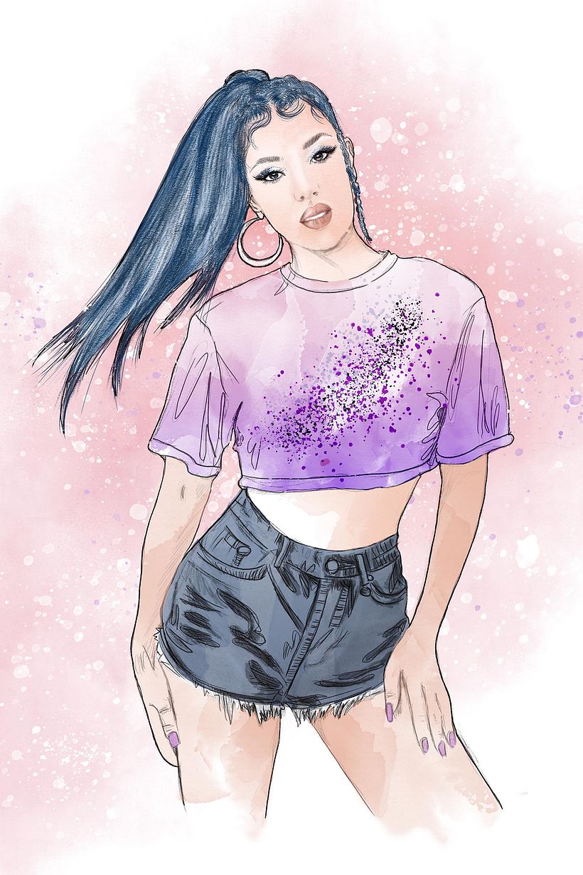 My project in Fashion Illustration: from the Catwalk to the Paper course 0