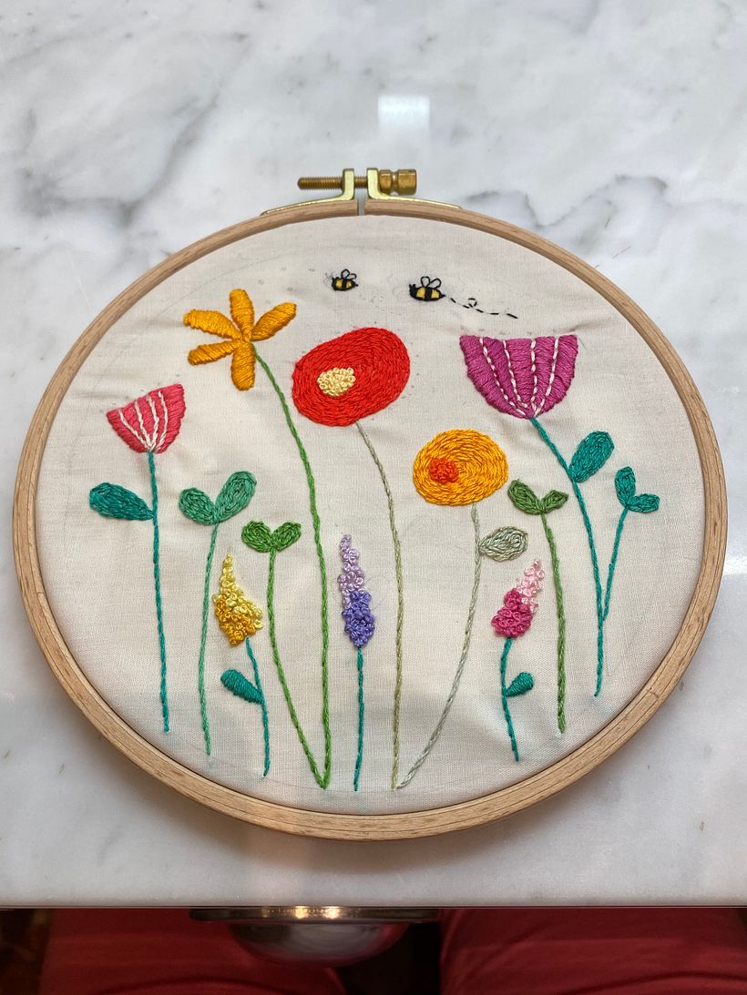 First time embroidery 