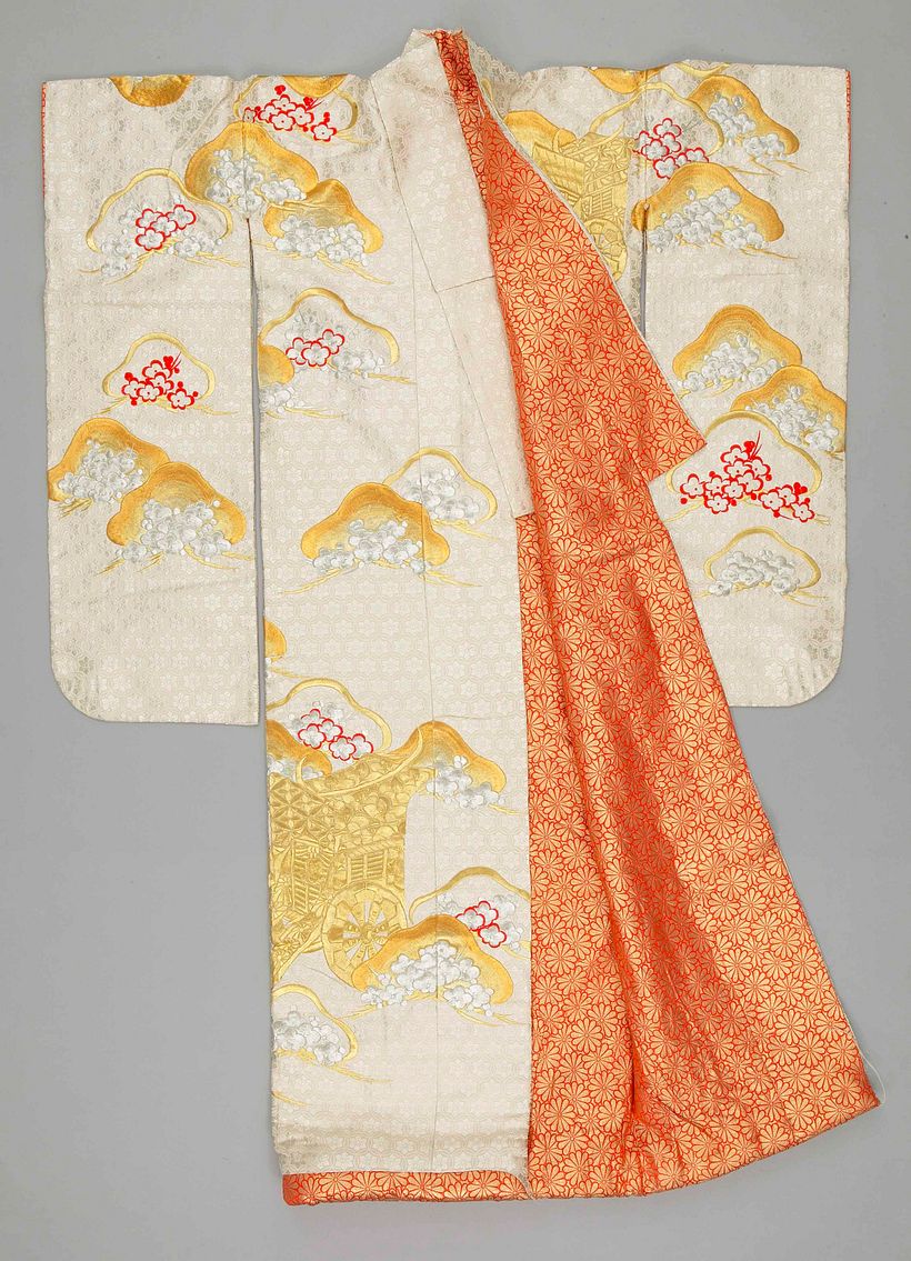 Wedding kimono. Year: 1930-1980. Japan. Given to the museum by Fred Braida