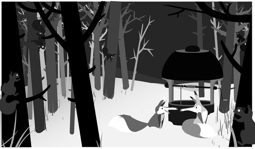 Flat Greyscale Vector