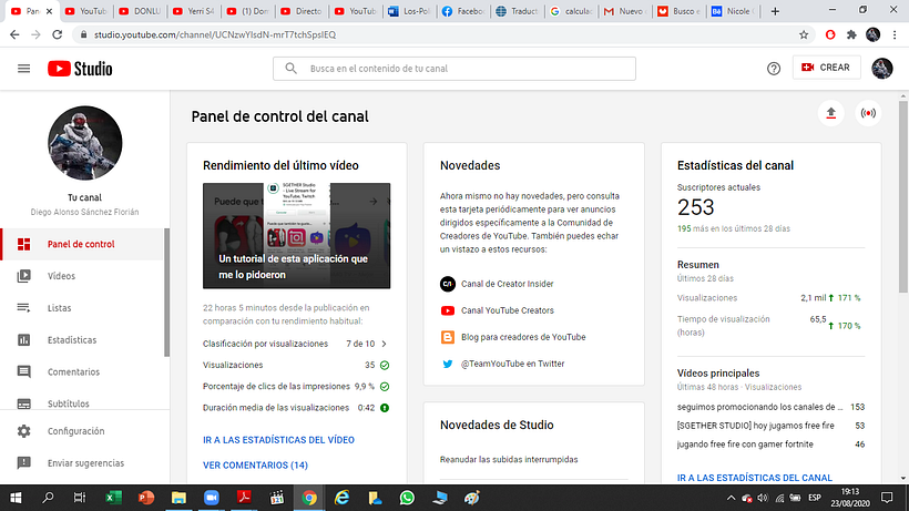 Busco editor de videos para youtube  1