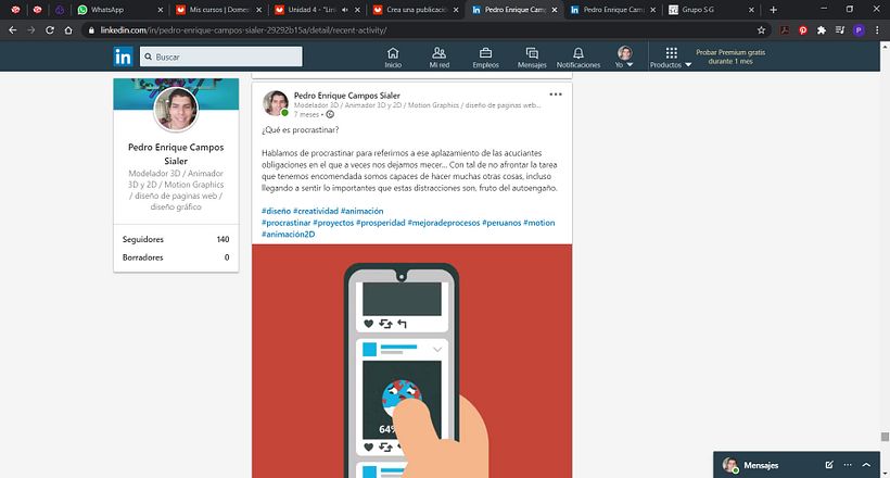 Mi Proyecto del curso: LinkedIn: construye tu marca personal 1