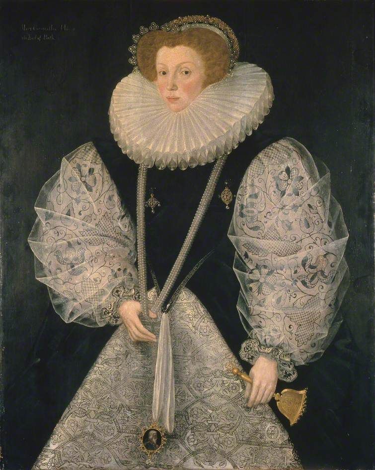 Portrait of Mary Cornwallis, Countess of Bath, by George Gower (1580)