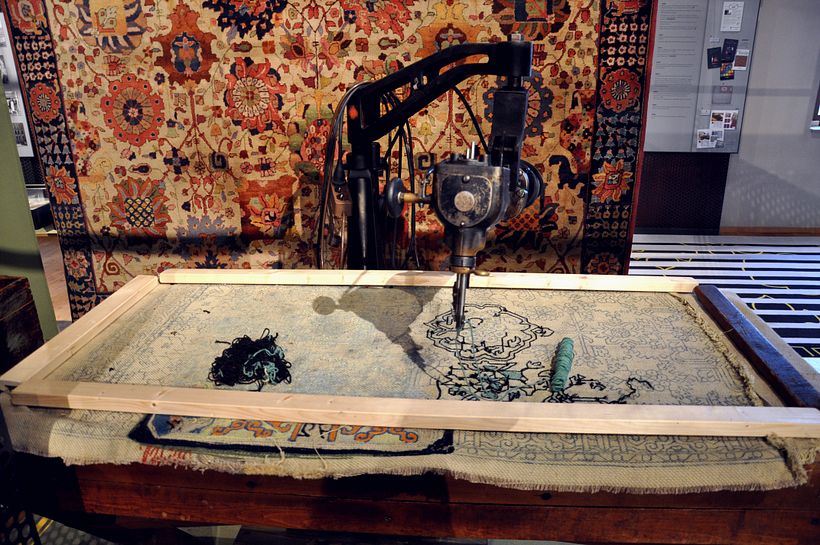 The arrival of industrialization had a big effect on embroidery.