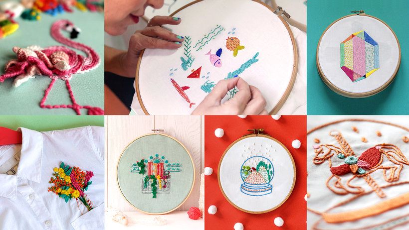 Embroidery has made a big comeback and recuperated its rebellious side.