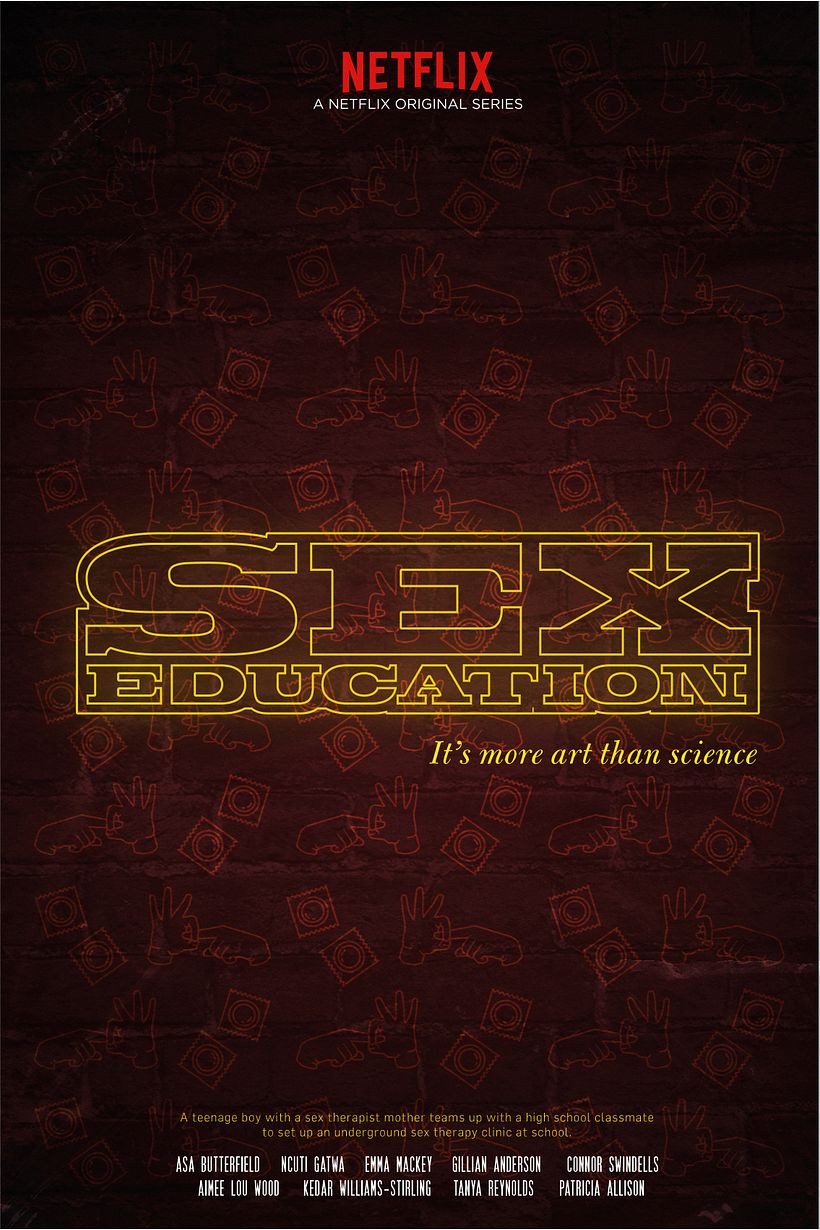 Sex Education | Diseño de carteles tipográficos experimentales 3