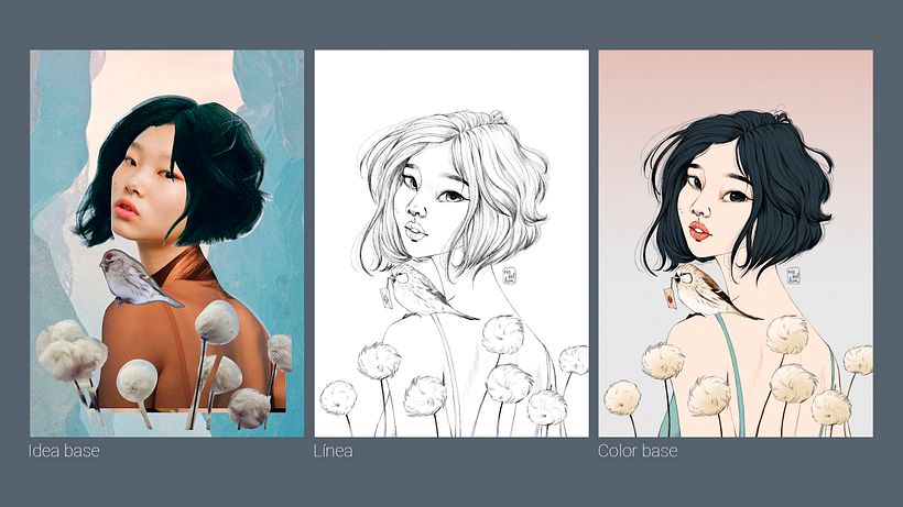 Iceberg | Técnicas de ilustración con acuarela digital 1