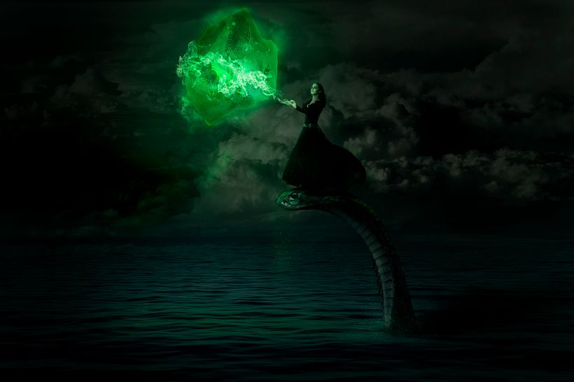 Green snake -1
