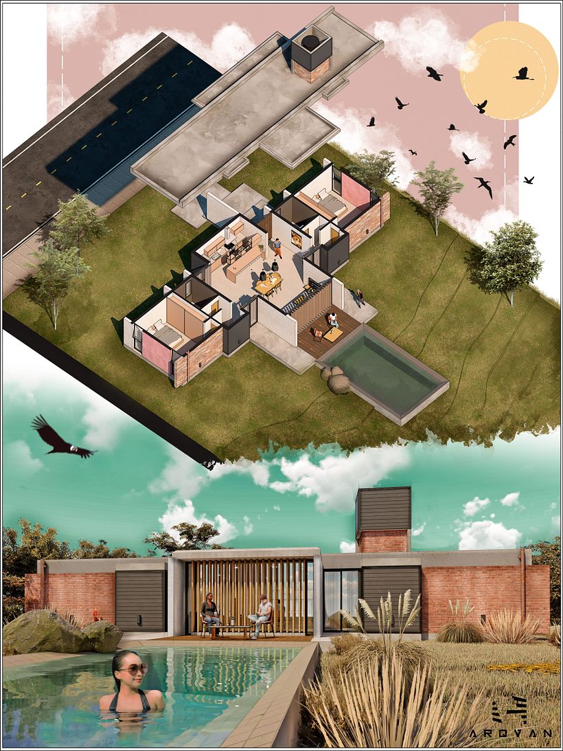 Mi Proyecto del curso: Ilustración digital de proyectos arquitectónicos -1