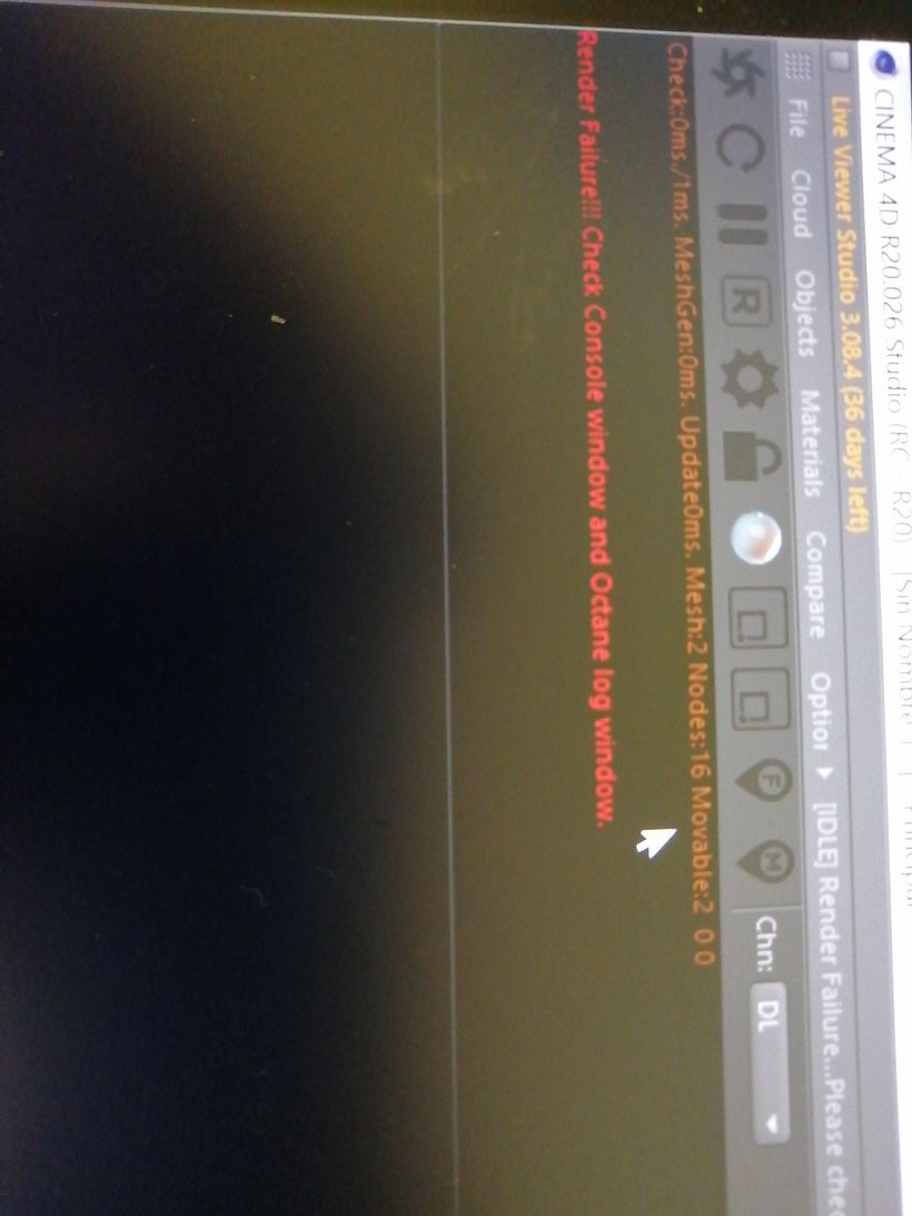 Problemas con Render Octane 1