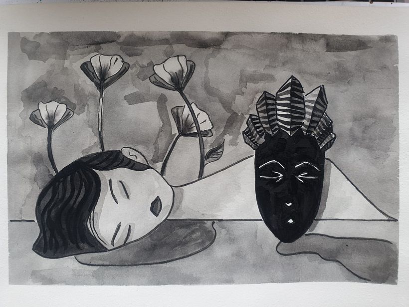 My project in Introduction to Illustration with India Ink course 0