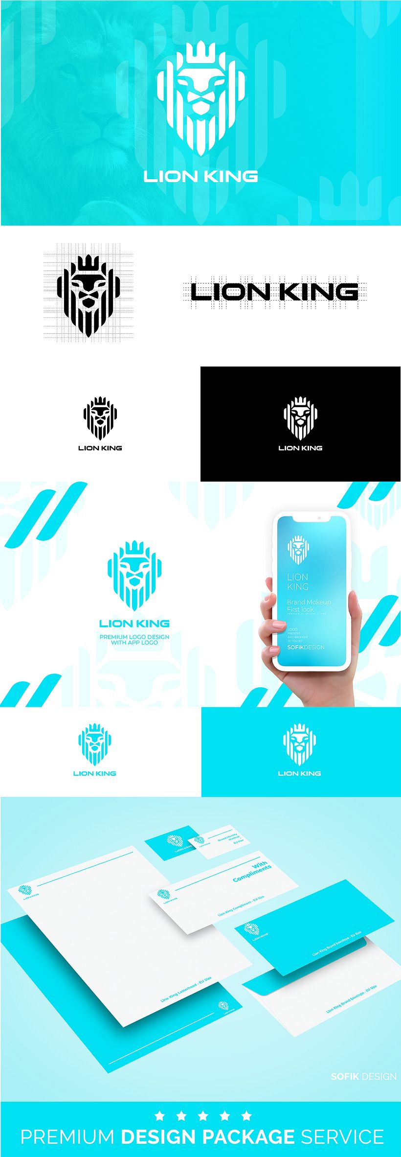 Lion King Logo Design -1