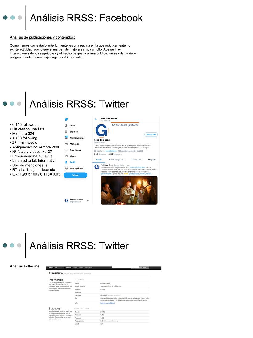 Estrategia de comunicación para RRSS: periódico digital 3