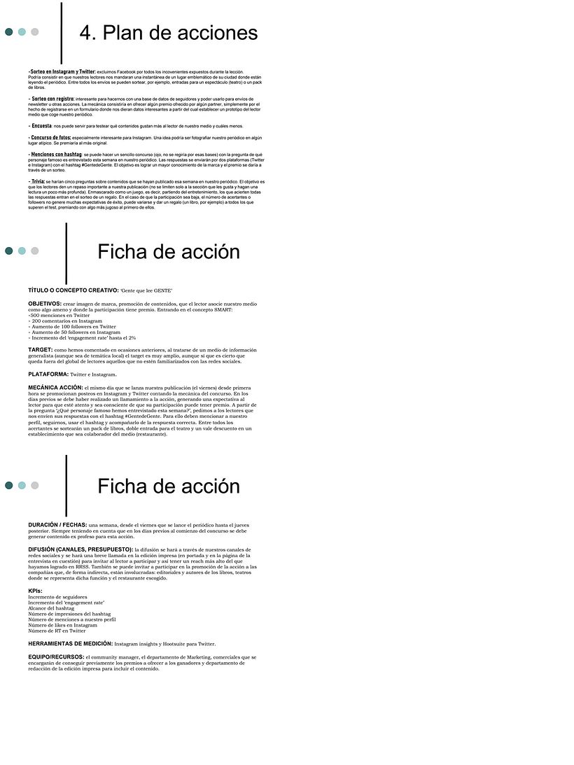 Estrategia de comunicación para RRSS: periódico digital 9
