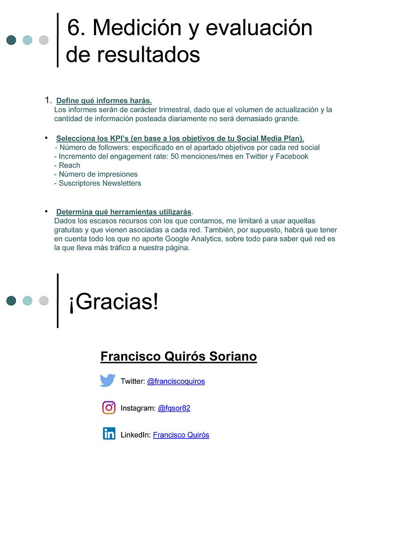 Estrategia de comunicación para RRSS: periódico digital 11
