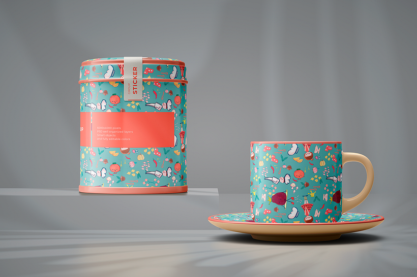 Mi Proyecto del curso: Diseño de patrones ilustrados 8
