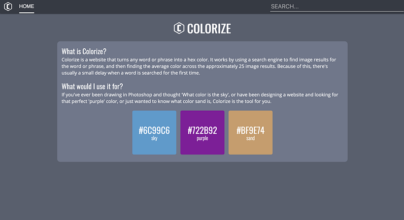 Colorize Translates Words into Colors 2