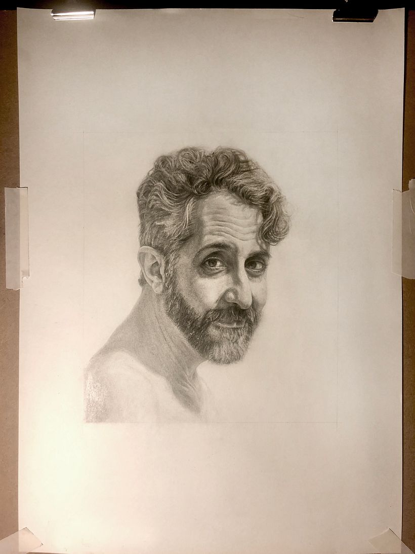 Mi Proyecto del curso: Autorretrato realista con lápiz de grafito 9