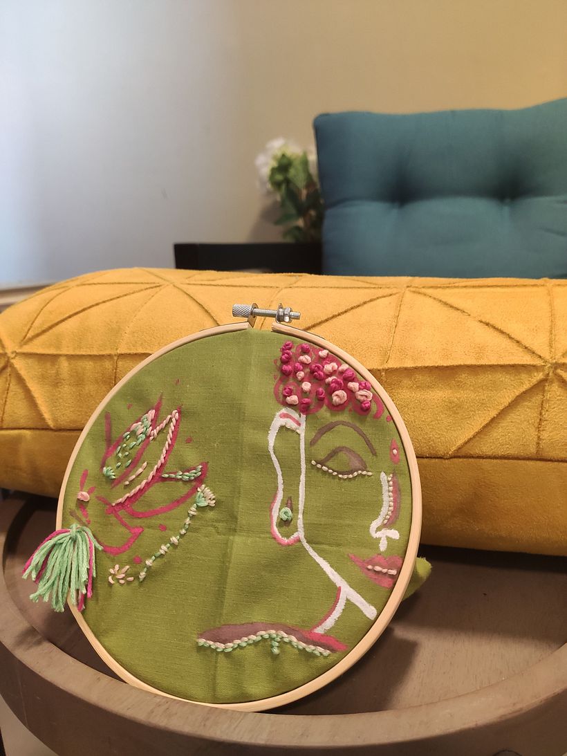My project in Embroidery and Watercolor Basic Techniques course 1