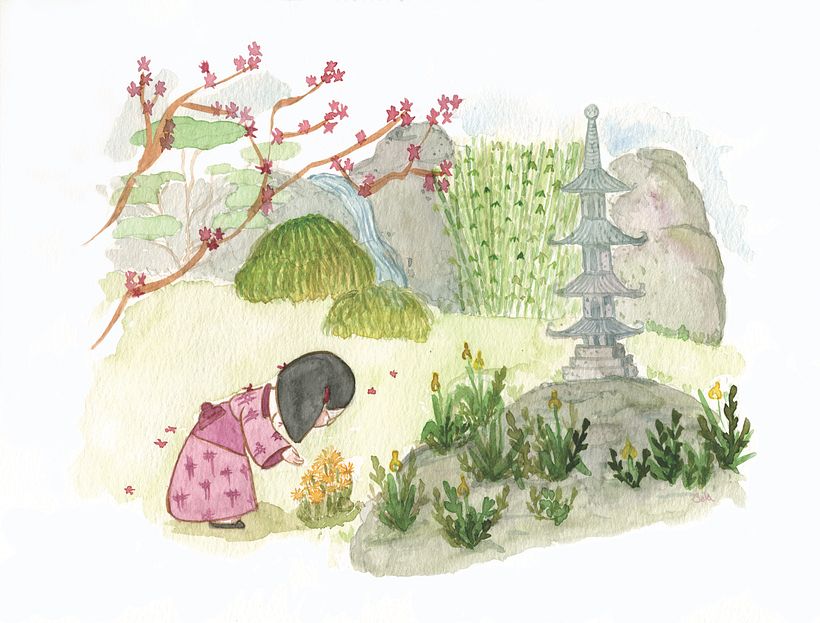 Mi Proyecto del curso: Ilustración en acuarela con influencia japonesa 0