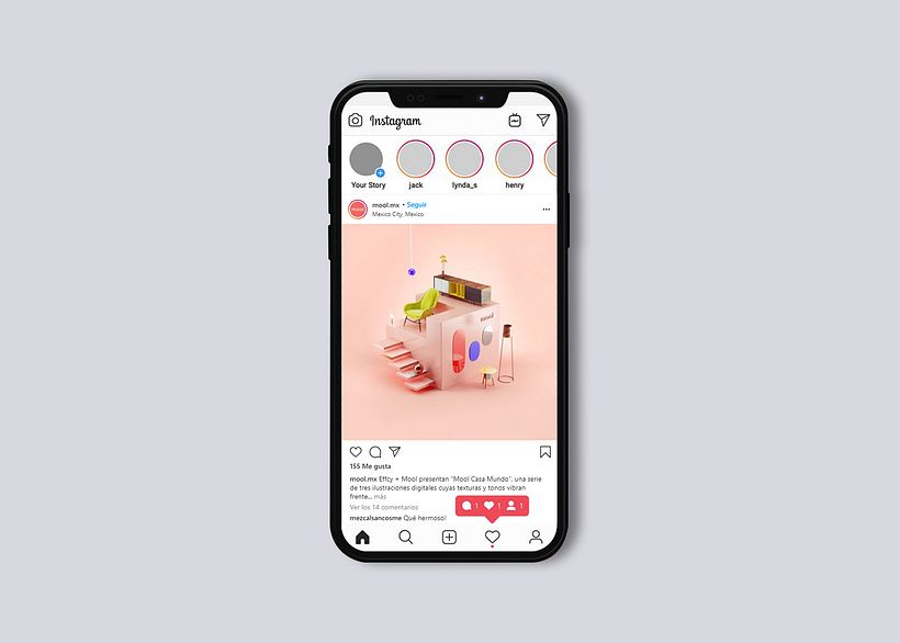 Feed de Instagram