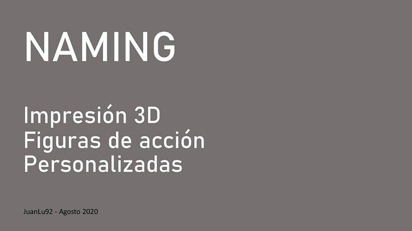 Proyecto de Naming: el arte de la creación de nombres 0