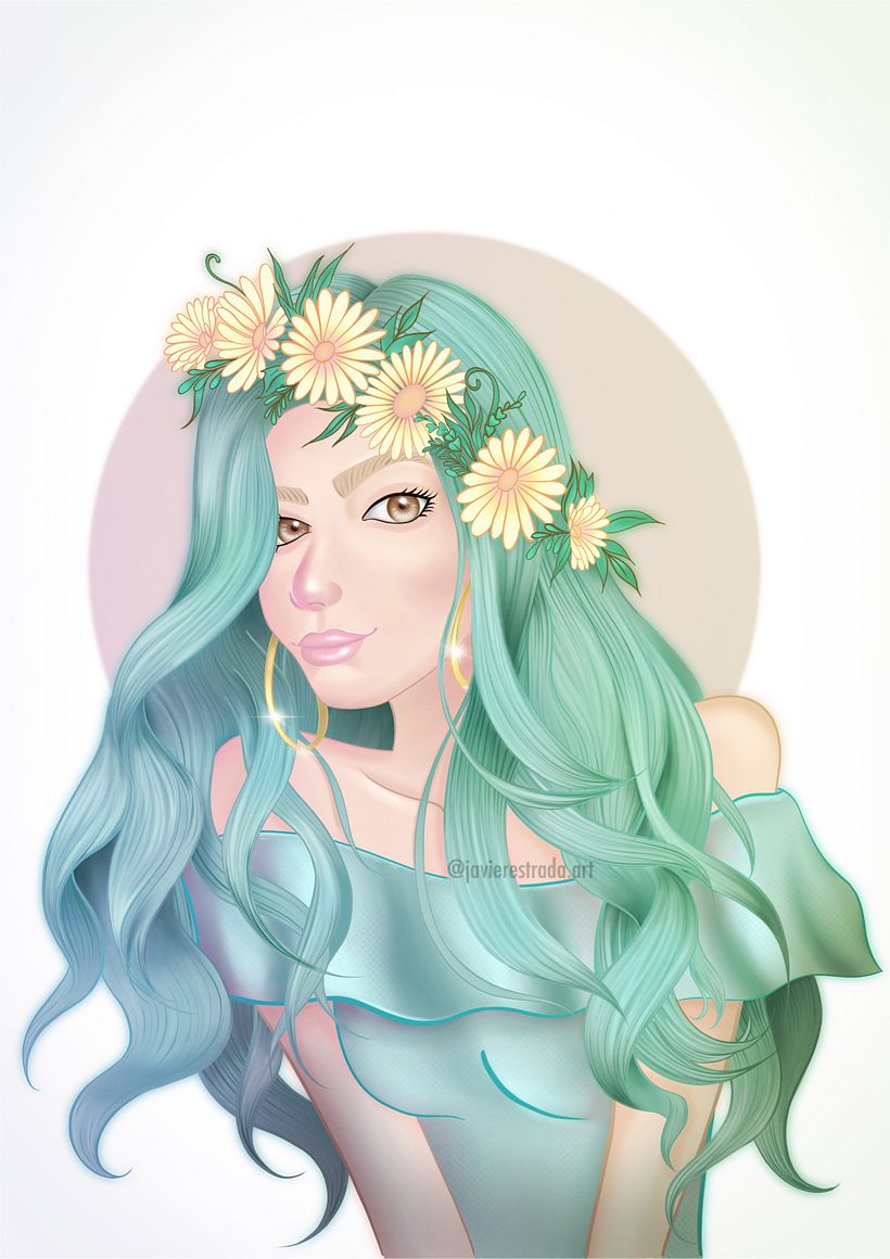 My project in Female Character Portraits in Procreate course 1