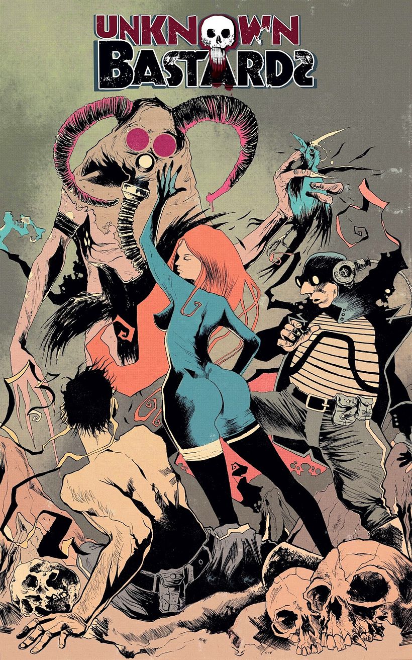 Invitación para participar en Unknown Bastards cómic 1