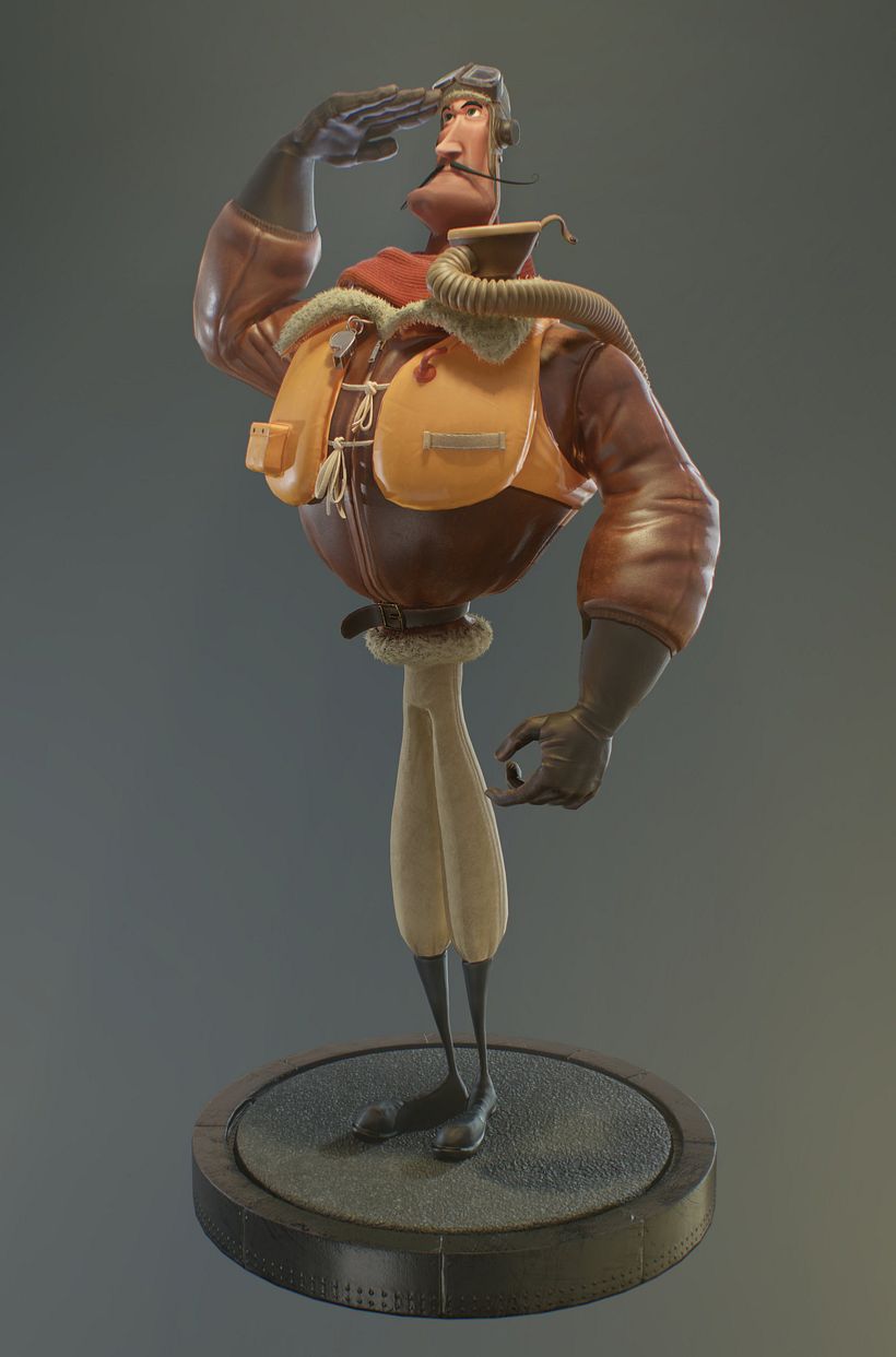 Personaje videojuegos (Piloto de la RAF) 0
