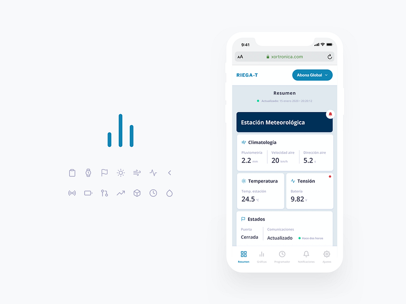 Rediseño WebApp RiegaT 2