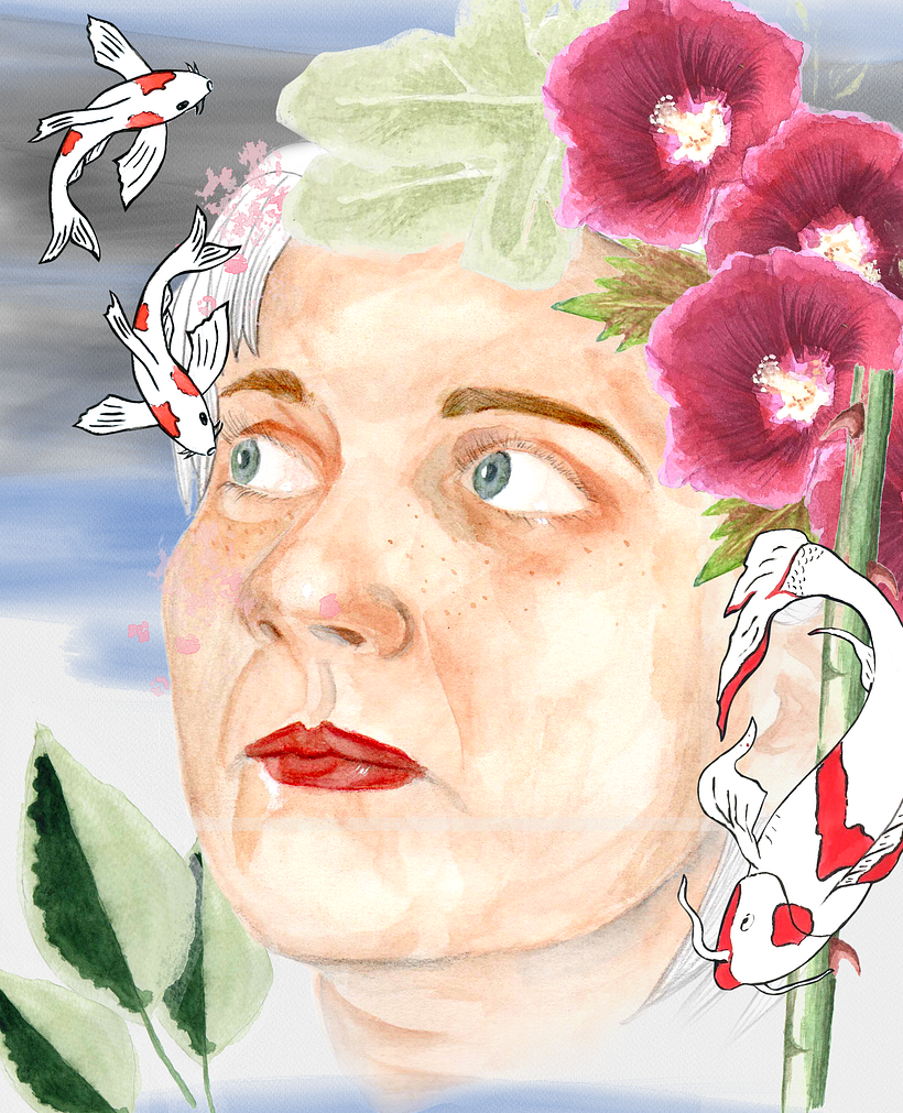 My project in Illustrated Portrait in Watercolor course -1
