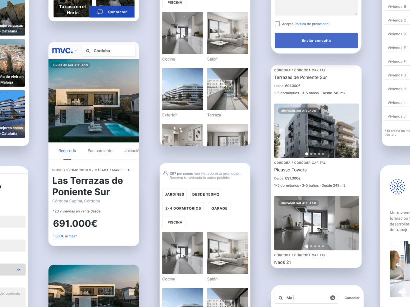 Rediseño web Metrovacesa 0