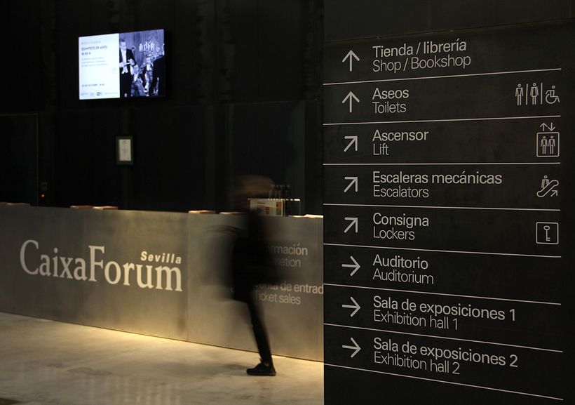 Caixaforum Sevilla / Señalética 2