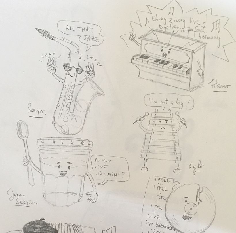 Quelques uns de mes croquis