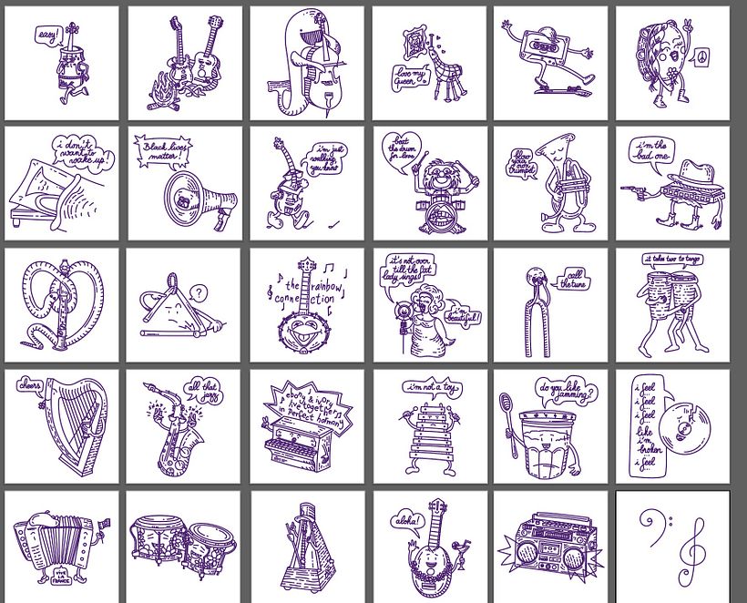 Mes dessins en vectoriel prêts à être utilisés