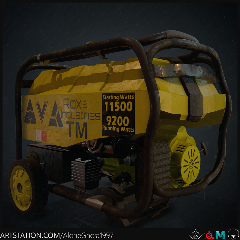 My project in Realistic Prop Creation for Video Games course 9